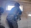 Los ataques se registraron en siete estaciones de policía del Cauca. Este es el momento de respuesta de un grupo de policías. FOTO CAPTURA DE PANTALLA