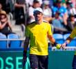 La dupla colombiana integrada por Cristian Rodríguez y Nicolás Barrientos perdió en la confrontación de Copa Davis ante Eslovaquia. FOTO CORTESÍA FEDECOLTENIS
