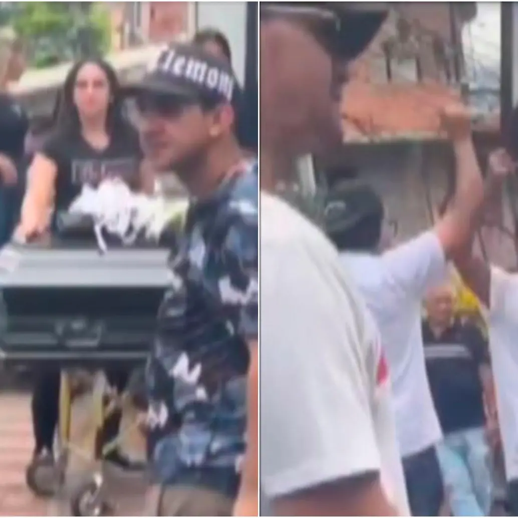 Así fue la despedida de Estrada Builes, asesinado de varios tiros en lo que pareció un ajuste de cuentas. IMAGEN TOMADA DE VIDEO
