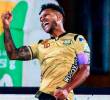 <p>Wilson Morelo anotó el tanto con el que Águilas venció 1-0 a Envigado, consiguiendo así su primera victoria en la actual Liga. </p><p><span class=mln_uppercase_mln>FOTO</span><b><span class=mln_uppercase_mln> dimayor</span></b></p>