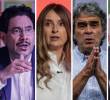 De izquierda a derecha: Abelardo De la Espriella, Iván Cepeda, Paloma Valencia, Sergio Fajardo y Álvaro Uribe, protagonistas de las elecciones en Antioquia. FOTO EL COLOMBIANO