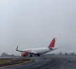 Así se ve el banco de niebla que rodea el Aeropuerto Internacional José María Córdova. Foto: tomada de las redes sociales del aeropuerto.