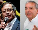 Gustavo Petro, presidente electo de Colombia (izq.); y Ricardo Bonilla, asesor económico de la campaña de Petro (der.) Foto: EFE y Colprensa