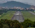 La operación del aeropuerto se canceló desde las 6:00 de la mañana. FOTO MANUEL SALDARRIAGA