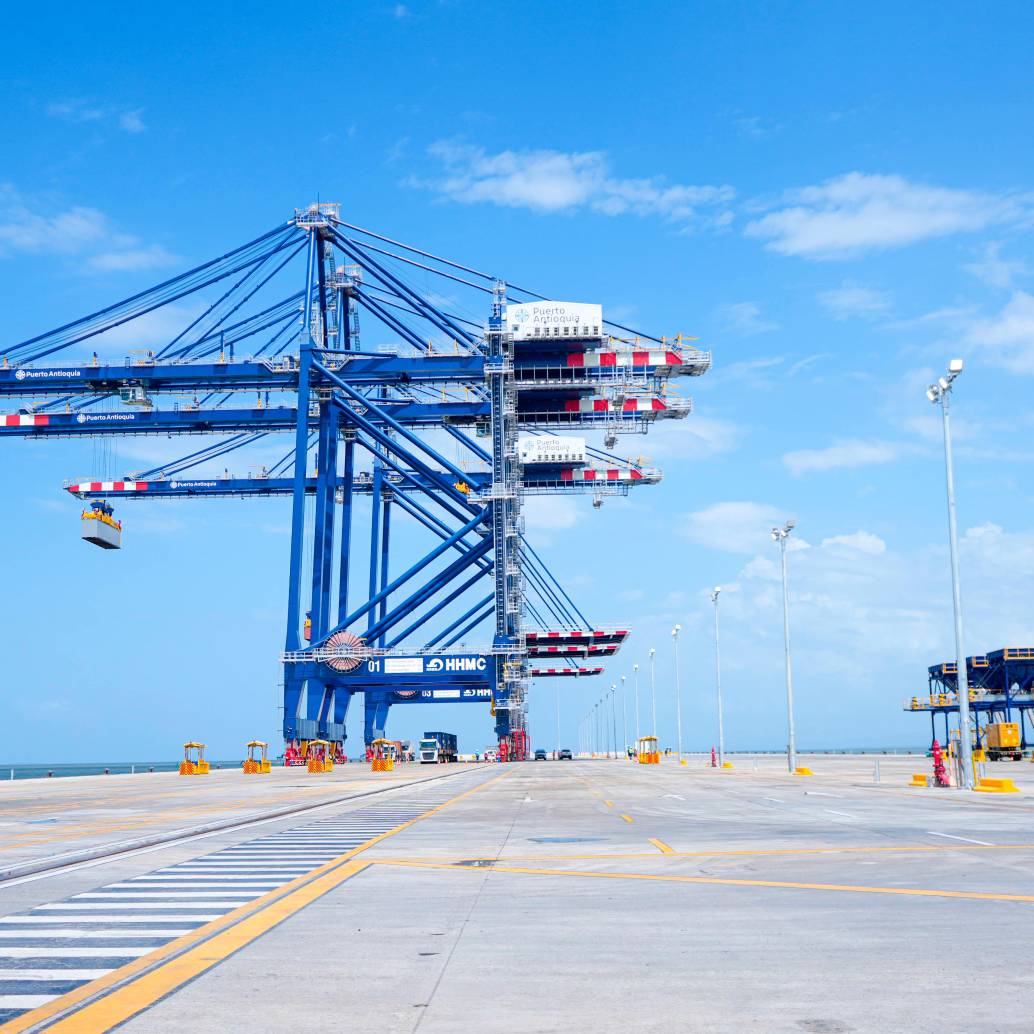 Puerto Antioquia está lista para recibir buques y grandes embarcaciones con fines comerciales para potenciar el comercio exterior desde el departamento. FOTO: CORTESÍA