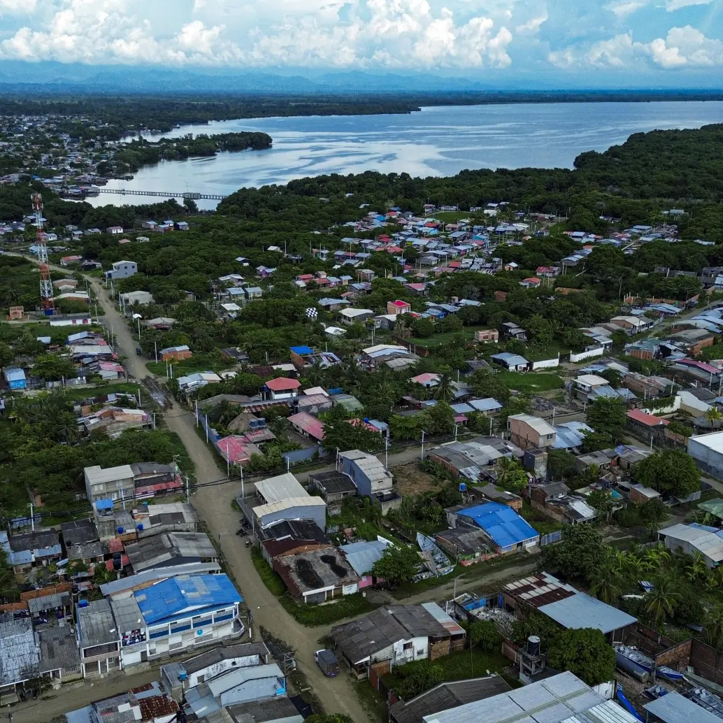 Panorámica del municipio de Turbo, en el Urabá antioqueño. Foto: Manuel Saldarriaga Quintero. 