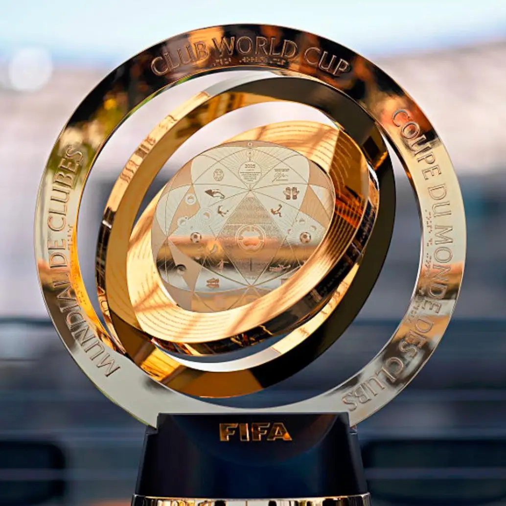 Este es el trofeo que se llevará el ganador del Mundial de Clubes. FOTO FIFA