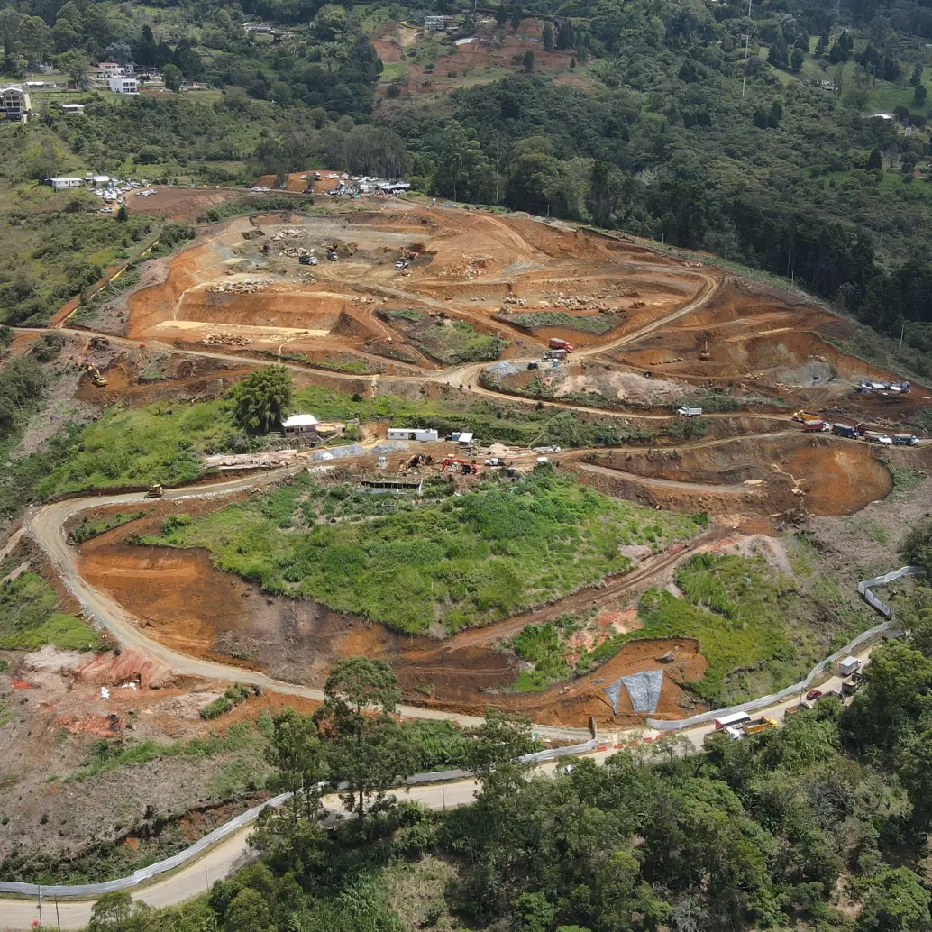 Obras de la cárcel metropolitana de San Cristobal ya avanzan en un 3%. FOTO: CORTESÍA ALCALDÍA DE MEDELLÍN