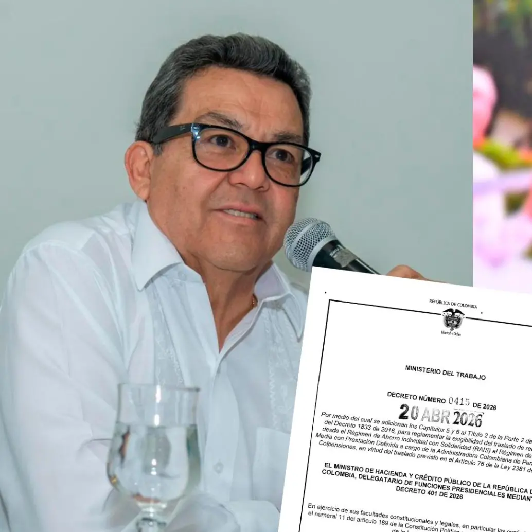 Los $25 billones de ahorro pensional desataron un pulso entre Jaime Dussán, presidente de Colpensiones, y Andrés Velasco, presidente de Asofondos. FOTOS CORTESÍA