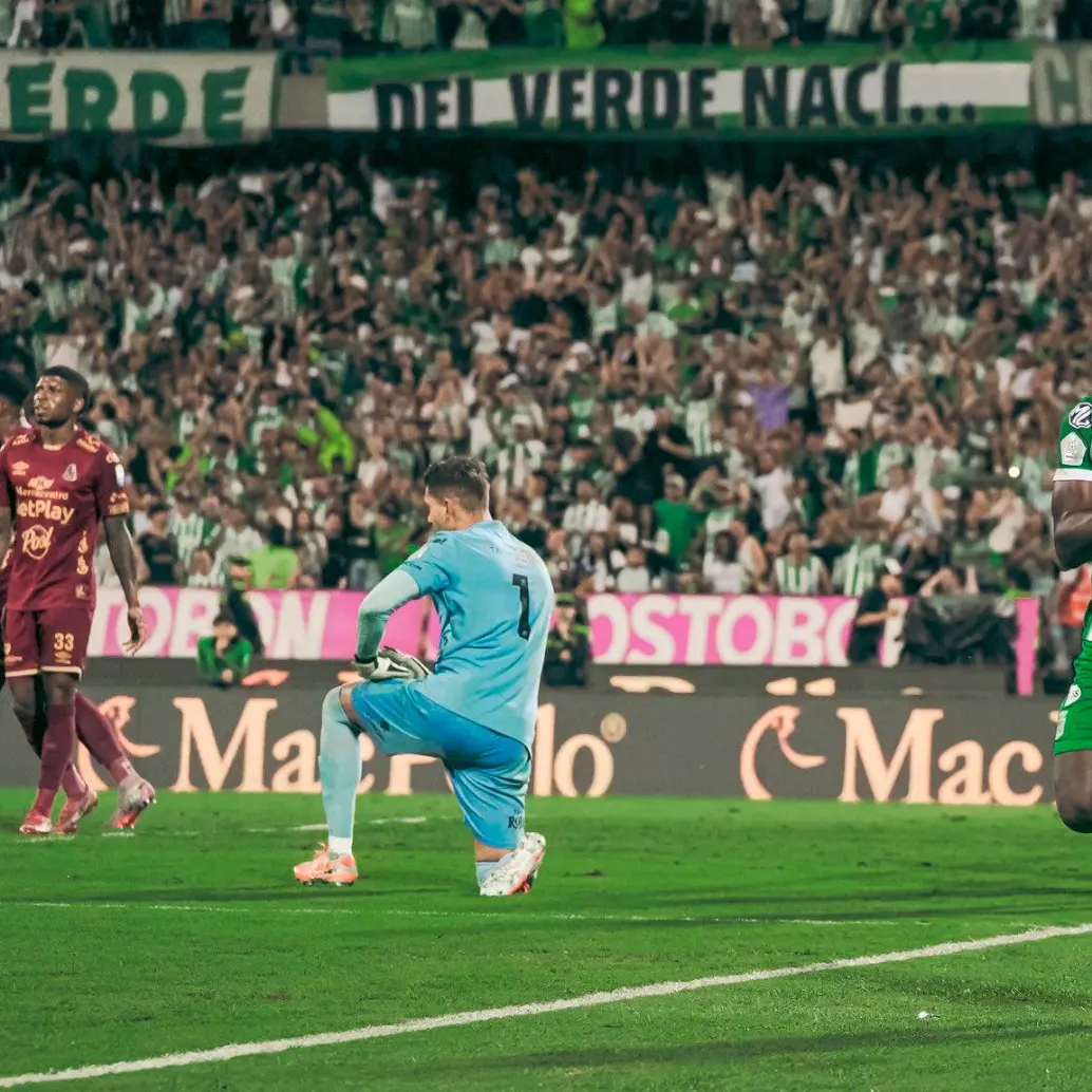Andrés Felipe Román marcó gol en la última final que disputó Atlético Nacional por liga. FOTO: <b>X NACIONALOFICIAL</b>