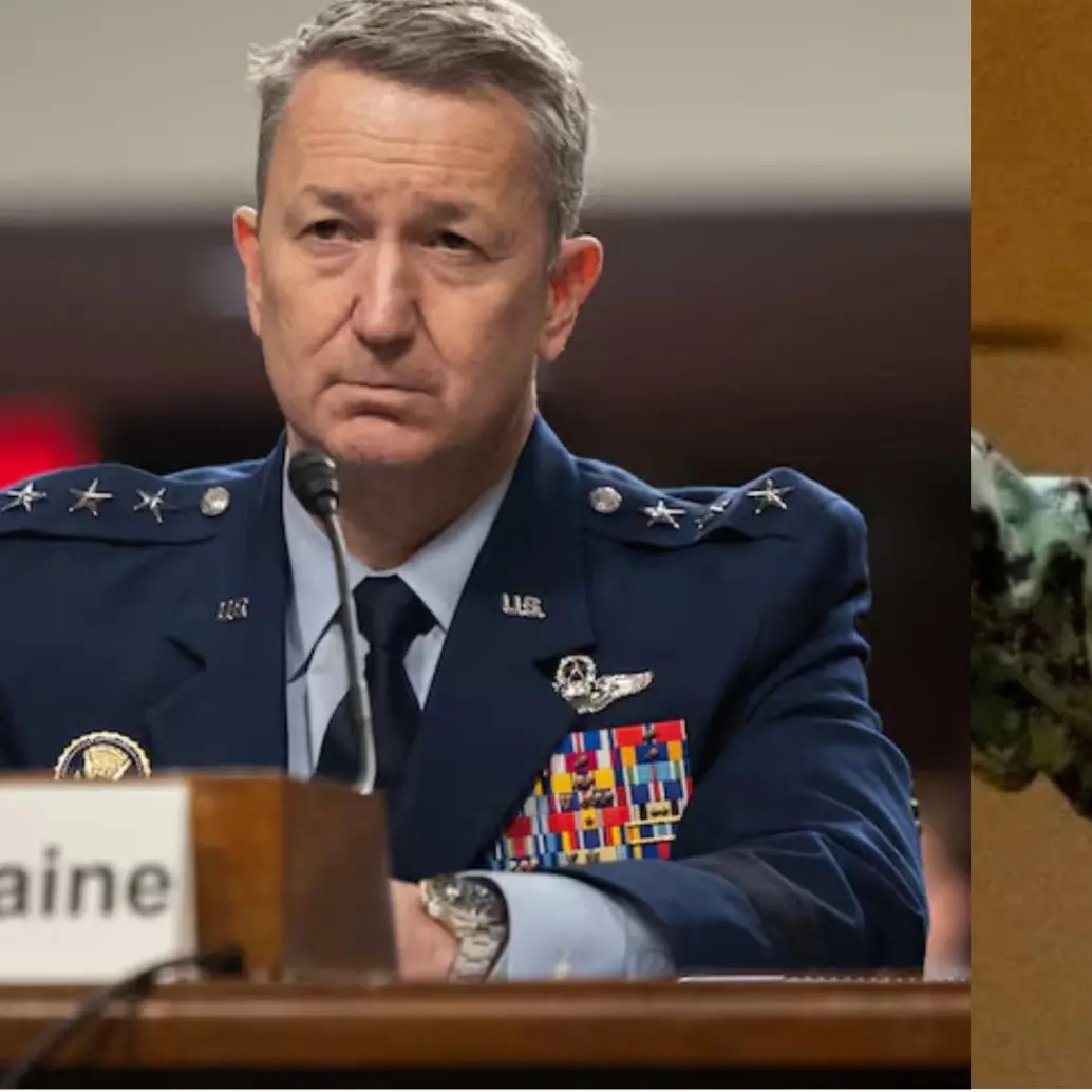 El general Dan Caine, presidente del Estado Mayor Conjunto y SEAC David L. Isom FOTO: Nathan Posner, Cpl. Dean Gurule. 