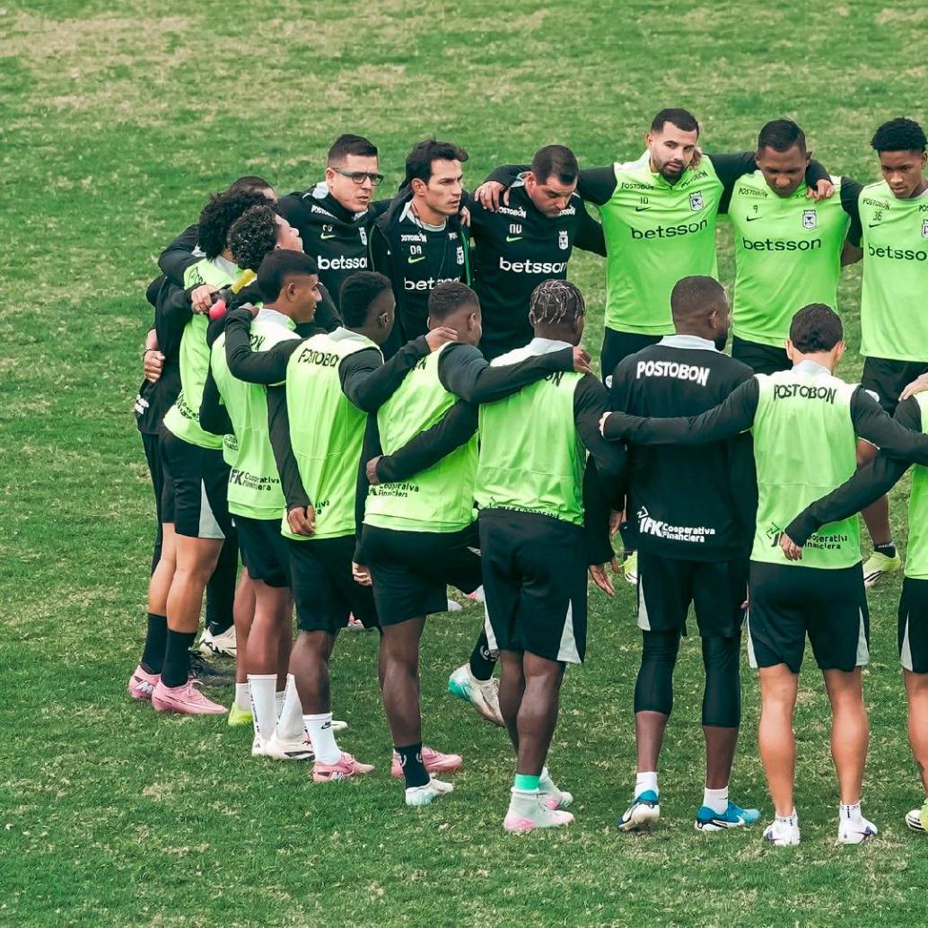 Atlético Nacional, con varias bajas, se prepara para un gran desafío ante Cúcuta, 16° en el torneo con 11 puntos. FOTO X-ATLÉTICO NACIONAL