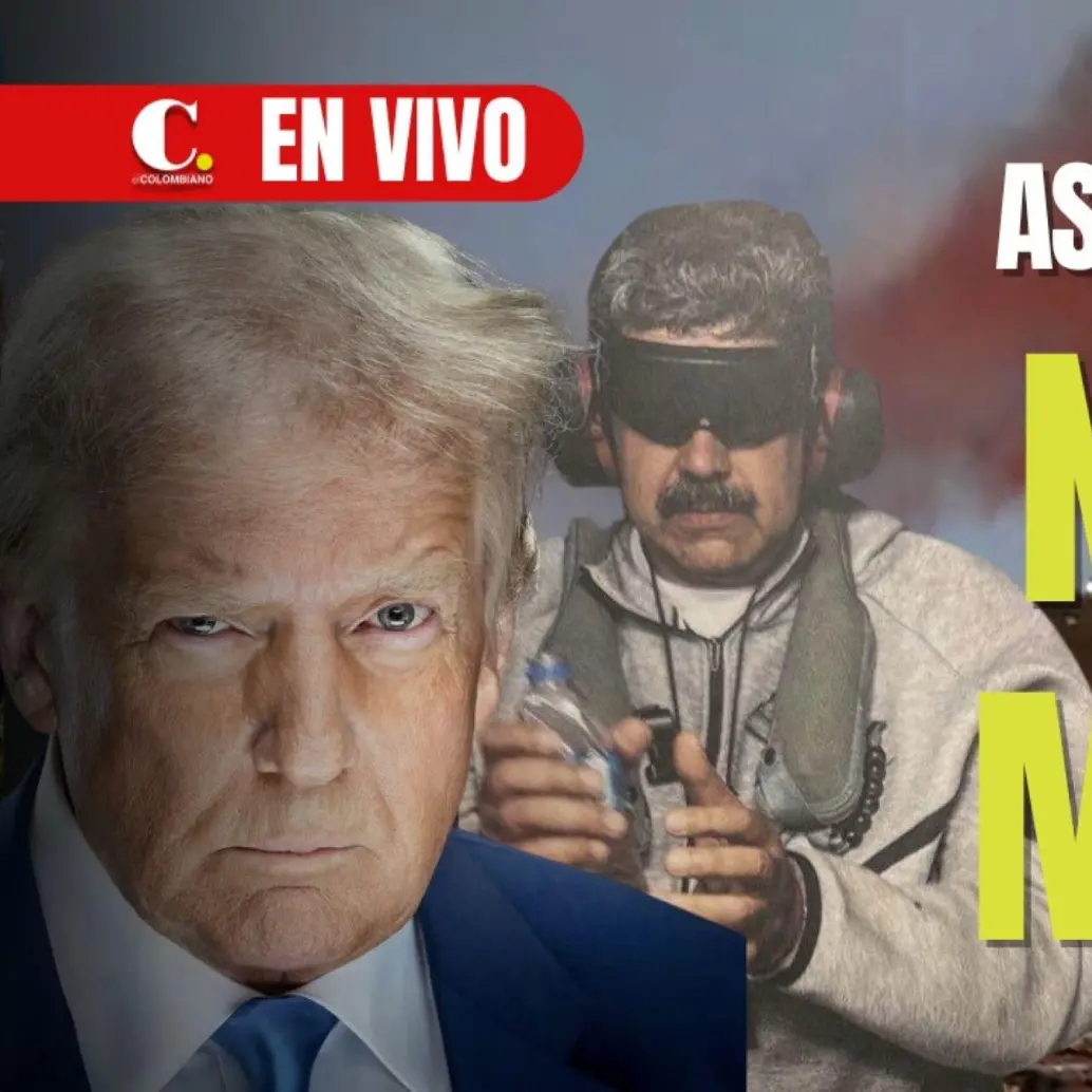 Donald Trump da detalles sobre la caída de Nicolás Maduro en la madrugada de este sábado. Foto: Ilustración EL COLOMBIANO
