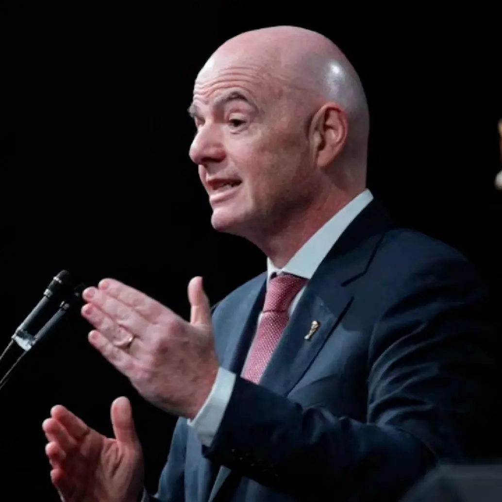 El presidente de la FIFA, Gianni Infantino, indicó que las autoridades de México brindarán seguridad durante el Mundial. FOTO AFP