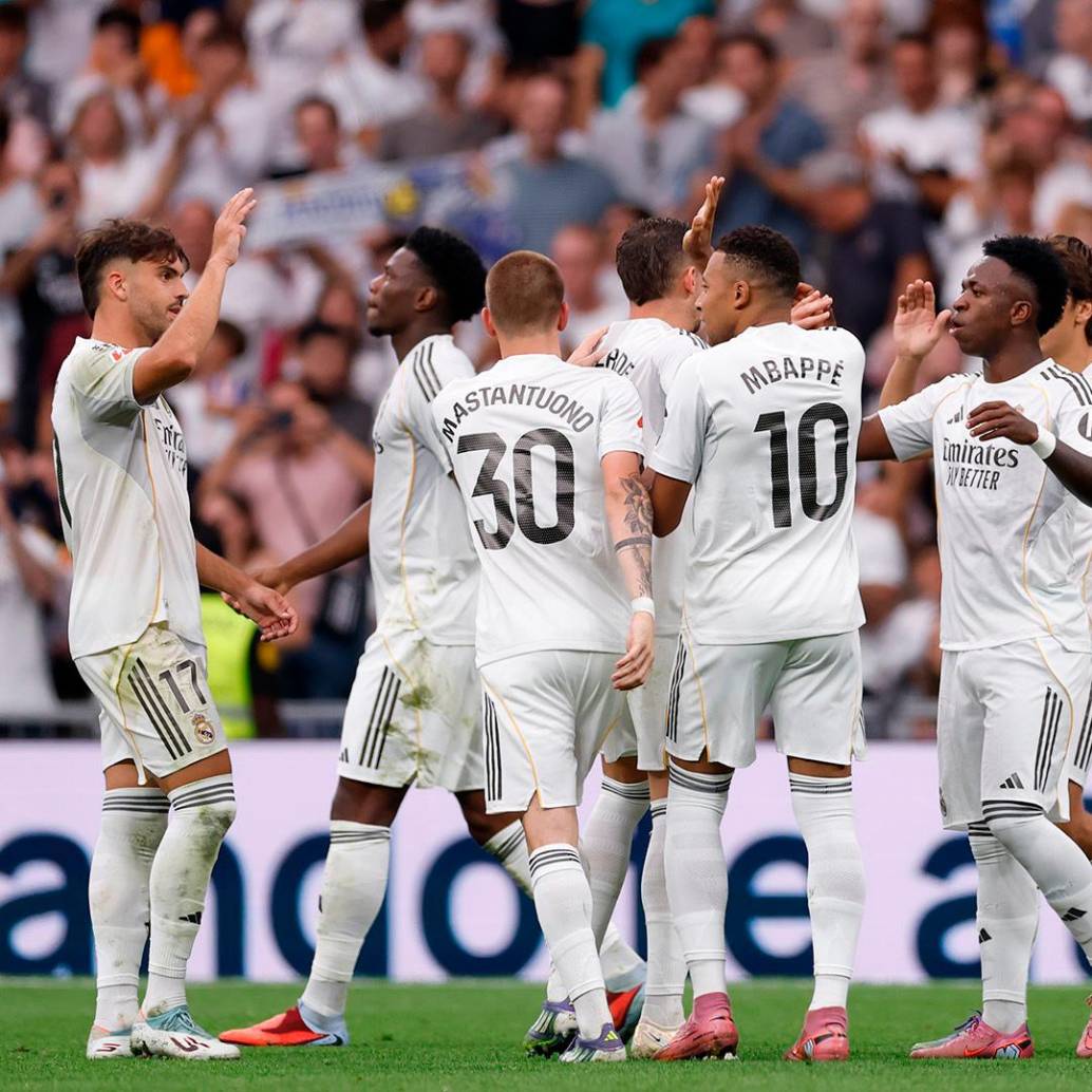 Real Madrid viene de ganar 2-0 ante Espanyol y es líder de la Liga de España con 15 puntos. FOTO X-REAL MADRID