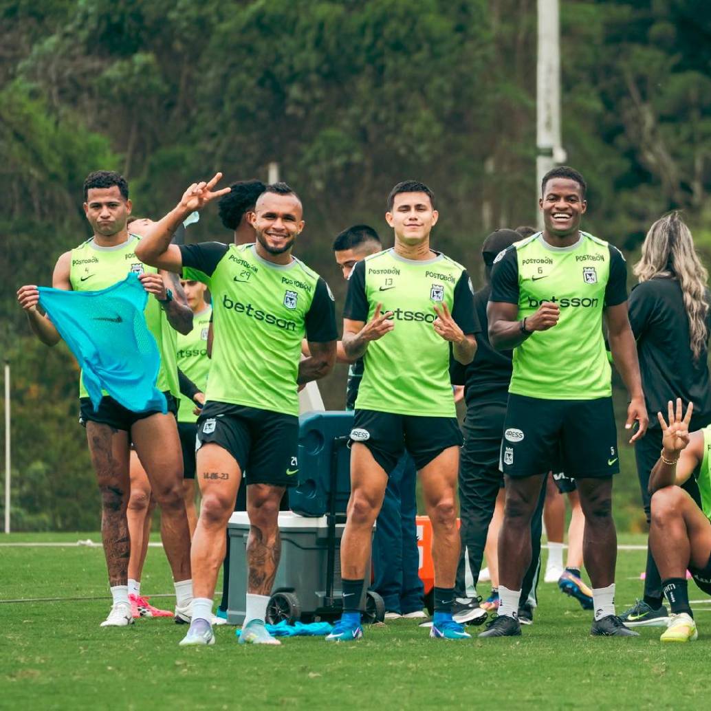 En Atlético Nacional se percibe un ambiente de alegría, unión y motivación de cara al duelo de vuelta de semifinales ante Deportes Tolima. FOTO X-ATLÉTICO NACIONAL