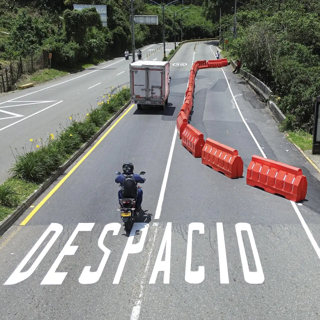 Imagen de referencia de las obras en el sector Chuscalito de Las Palmas. Foto: Manuel Saldarriaga Quintero.