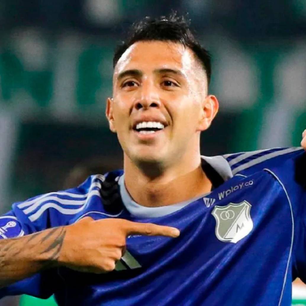 Rodrigo Contreras suma cuatro goles desde su llegada a Millonarios. FOTO X SUDAMERICANA