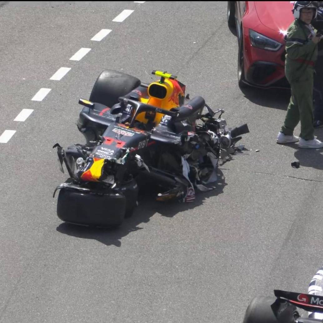El GP de Mónaco de Fórmula 1 fue interrumpido tras un gran accidente. FOTO: CAPTURA DE VIDEO