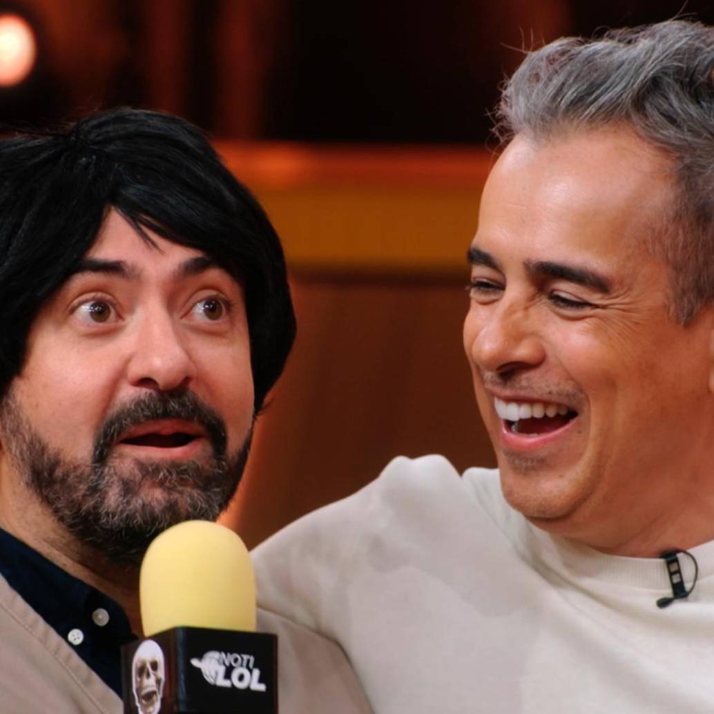 Iván Marín y Jorge Enrique Abello en uno de los episodios de <i>LOL Colombia</i>. FOTO: Cortesía Prime Video