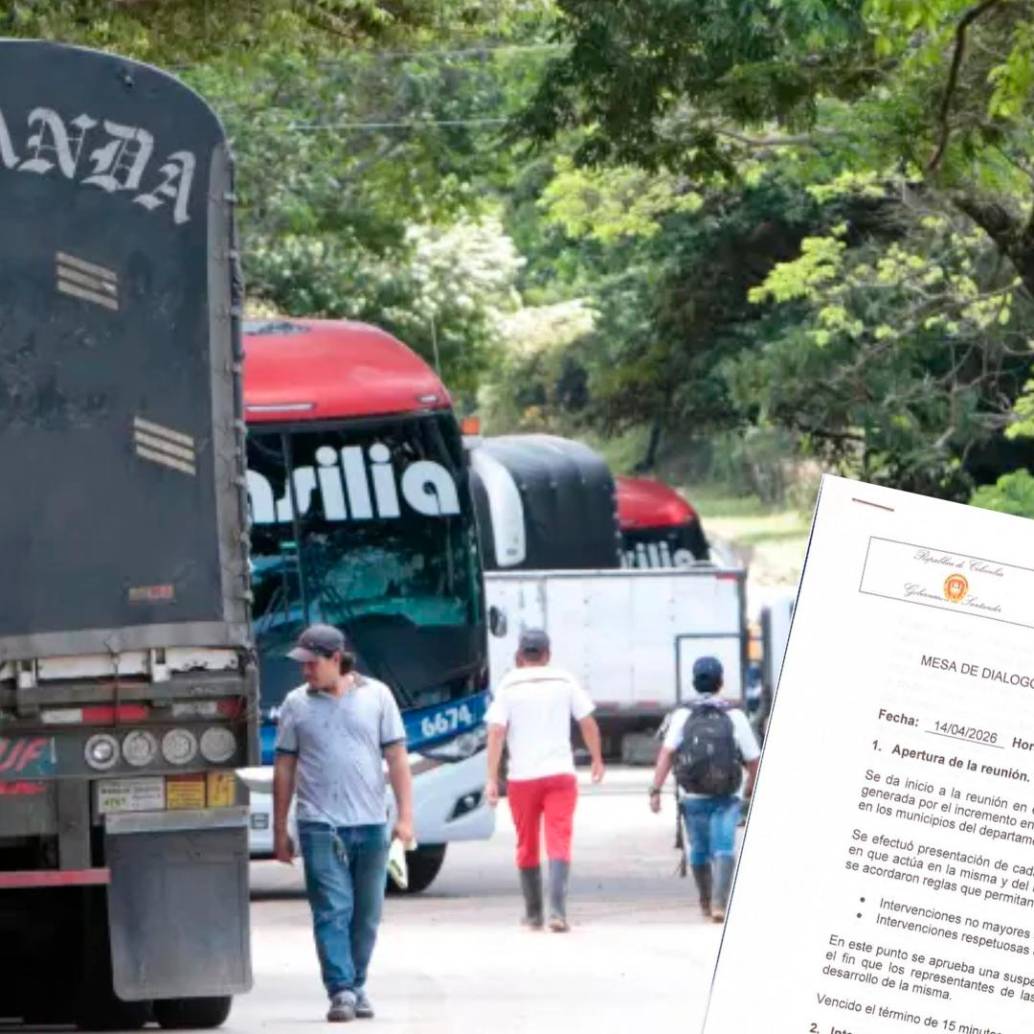 Tras seis días se levanta el paro en el departamento de Santander, Colombia, tras polémica por avalúo catastral. FOTO COLPRENSA