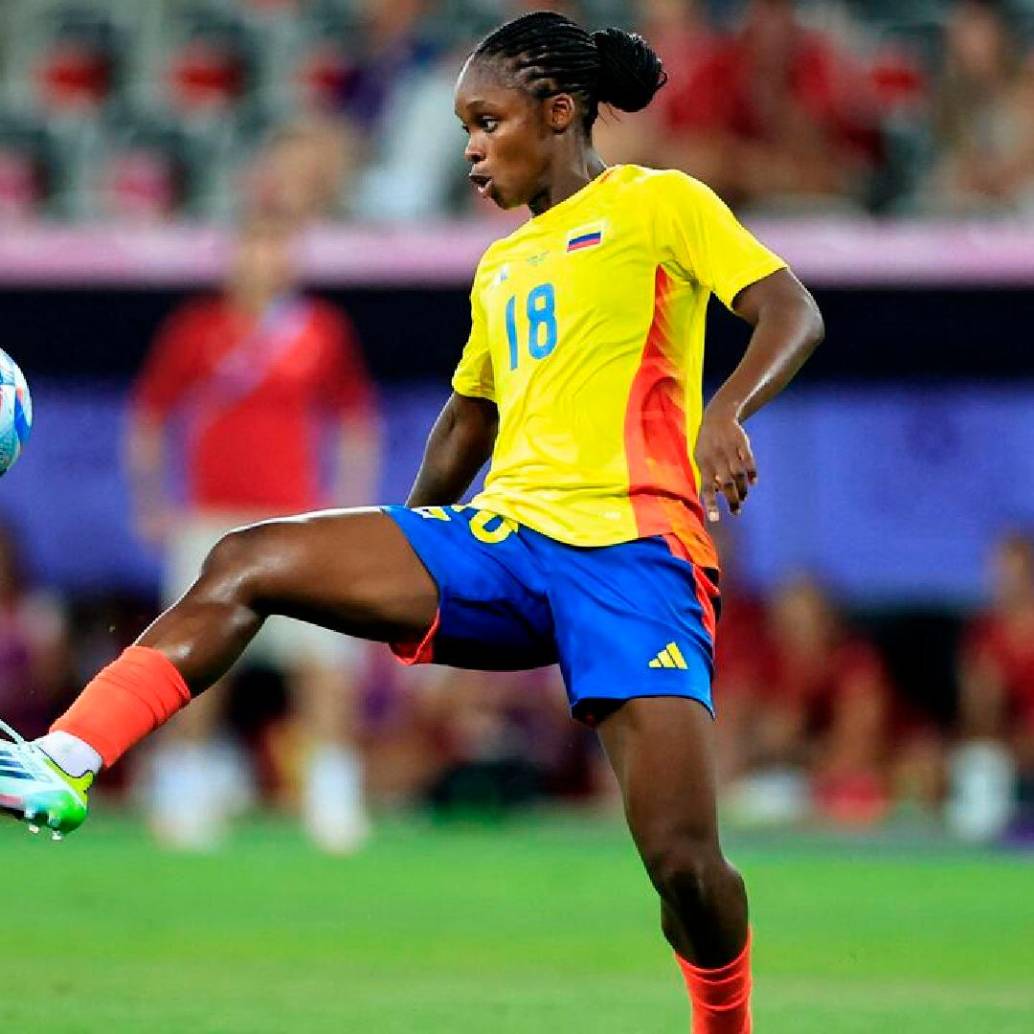 Linda Caicedo, una de las figuras de Colombia ante Brasil. FOTO AFP