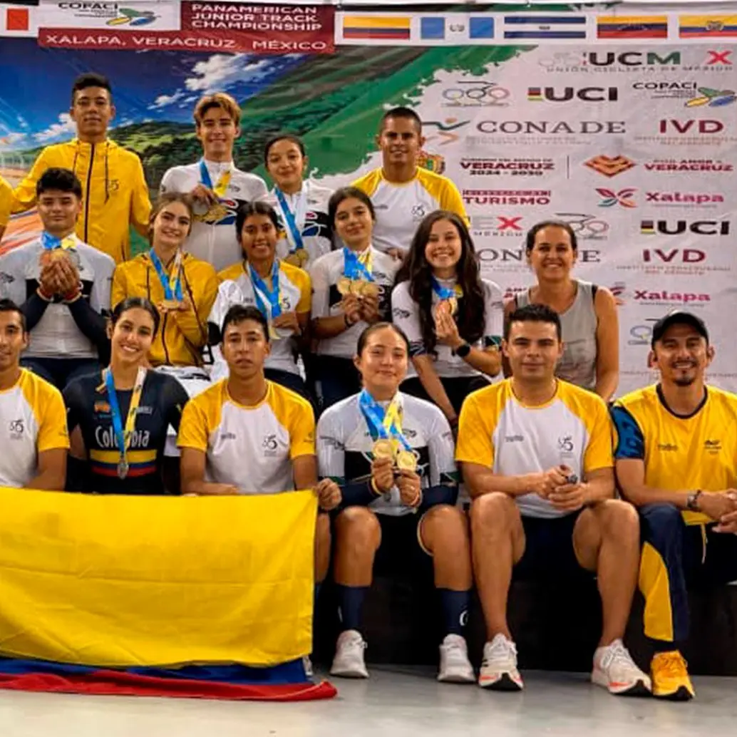 En México, Colombia evidenció que tiene un gran futuro para el ciclismo de pista. FOTO X-FEDECICLISMO