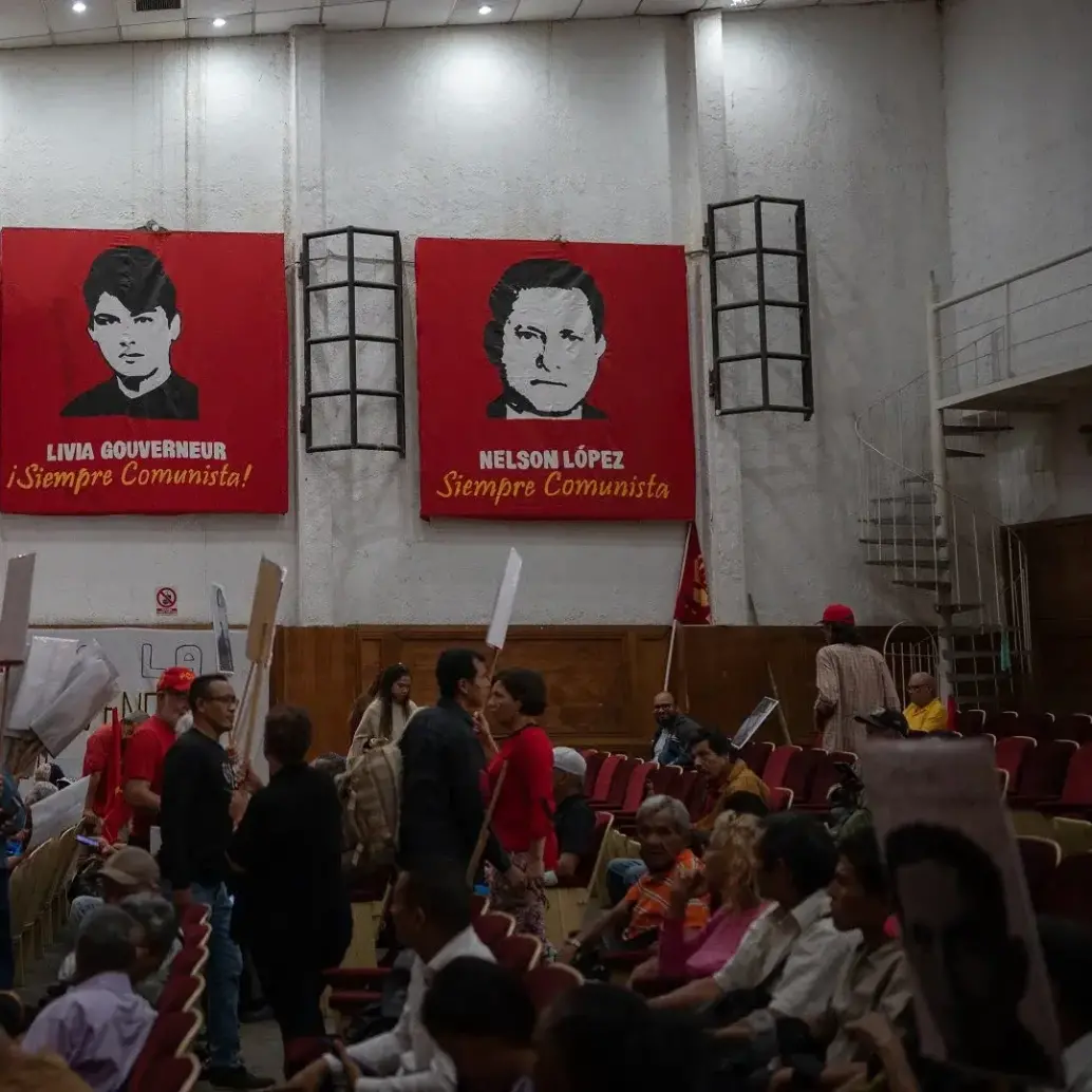 Partido Comunista de Venezuela. Foto: AFP.