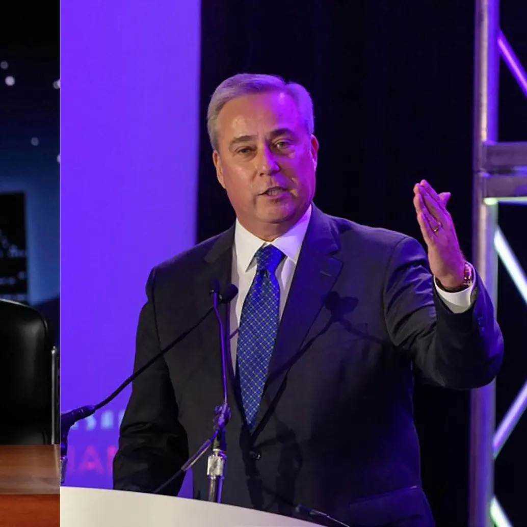 A la izquierda, Jimmy Kimmel; a la derecha, Perry Sook. FOTO: AFP y Getty