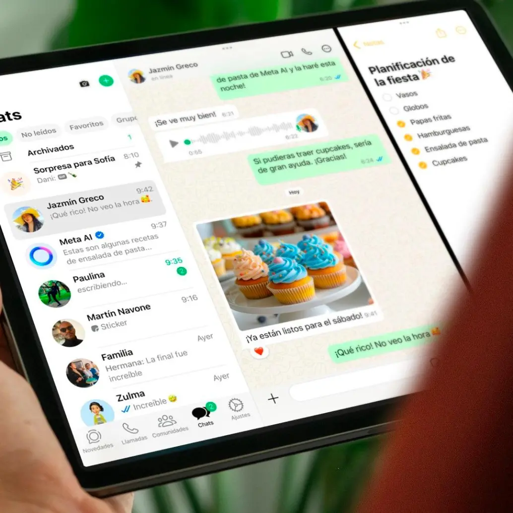 WhatsApp para iPad ya está disponible para su descarga desde la tienda de aplicaciones de Apple App Store. Foto WhatsApp. 