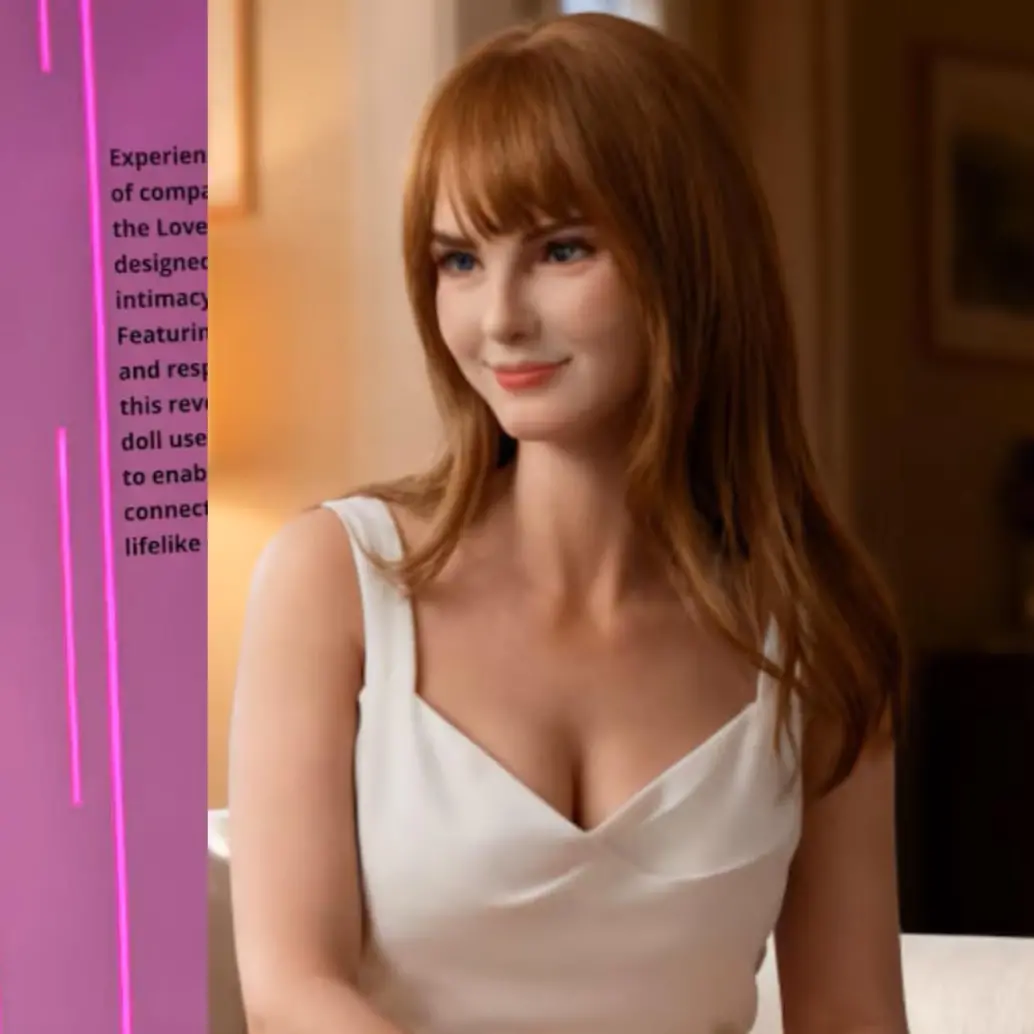 Emily, robot con inteligencia artifical. Fotos: X @TheoMediaAI - Lovense