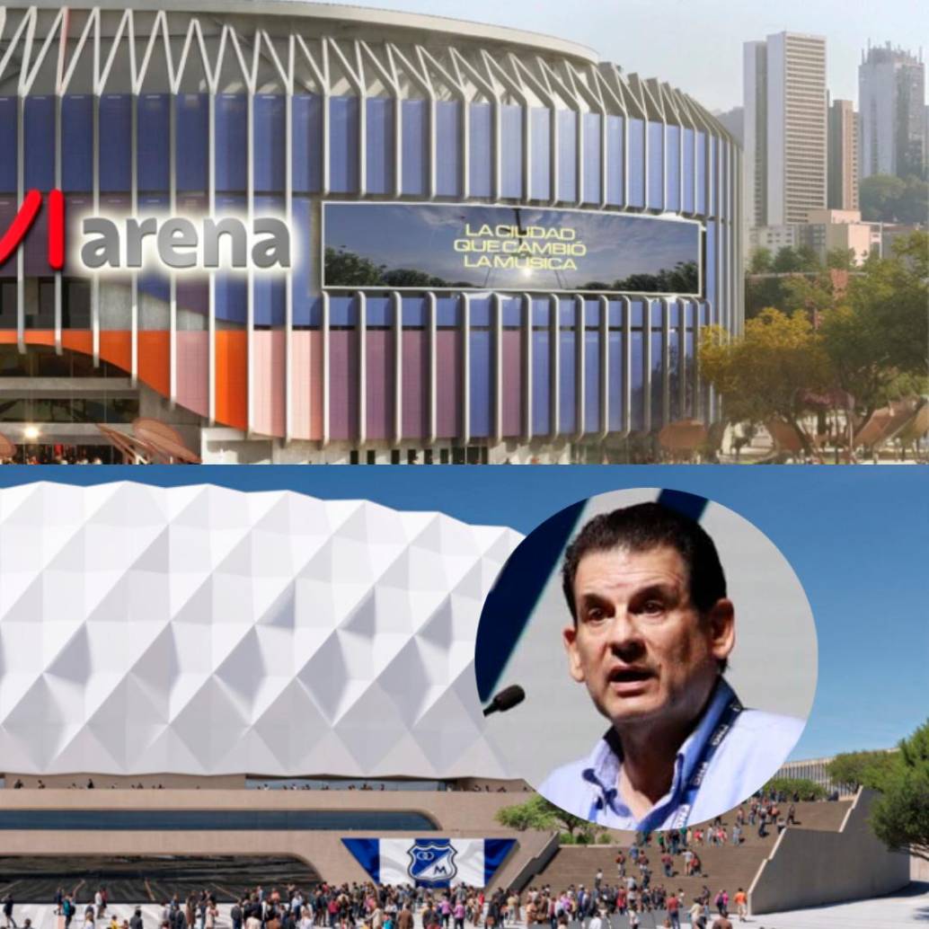 Davivienda, que lidera Javier Suárez, apuesta por el nuevo Daviarena en Sabaneta; mientras Grupo Aval, que lidera Luis Carlos Sarmiento Gutiérrez, transformará El Campín en Bogotá. FOTO CORTESÍA
