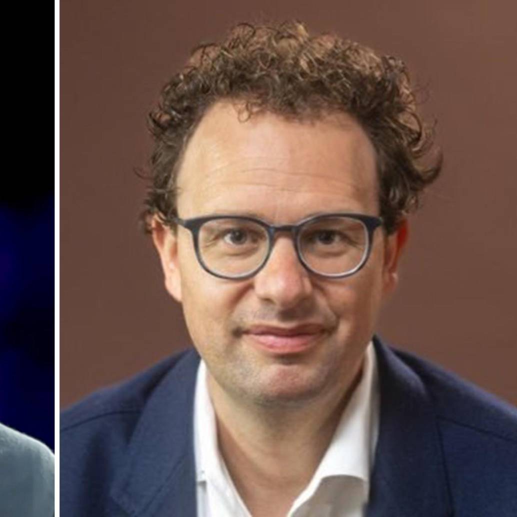 Sam Altman, CEO de OpenAI; y Dario Amodei, cofundador y CEO de Anthropic. FOTO: tomada de @direpuntoit.