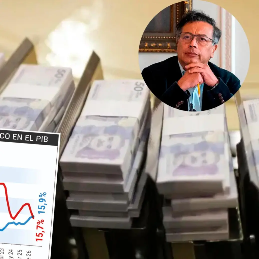 El gasto público ya pesa 15,9% del Producto Interno Bruto (PIB) de Colombia, mientras la inversión equivale a 15,7%, según Corficolombiana. FOTO COLPRENSA Y EL COLOMBIANO