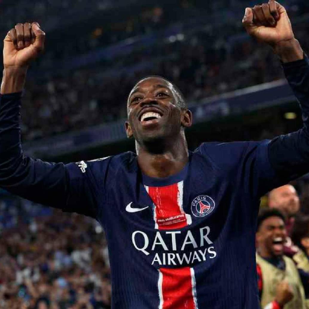Ousmane Dembélé, de 28 años, fue una de las grandes sensaciones este año en el fútbol europeo tras ganar la Champions League. FOTO X-FIFA