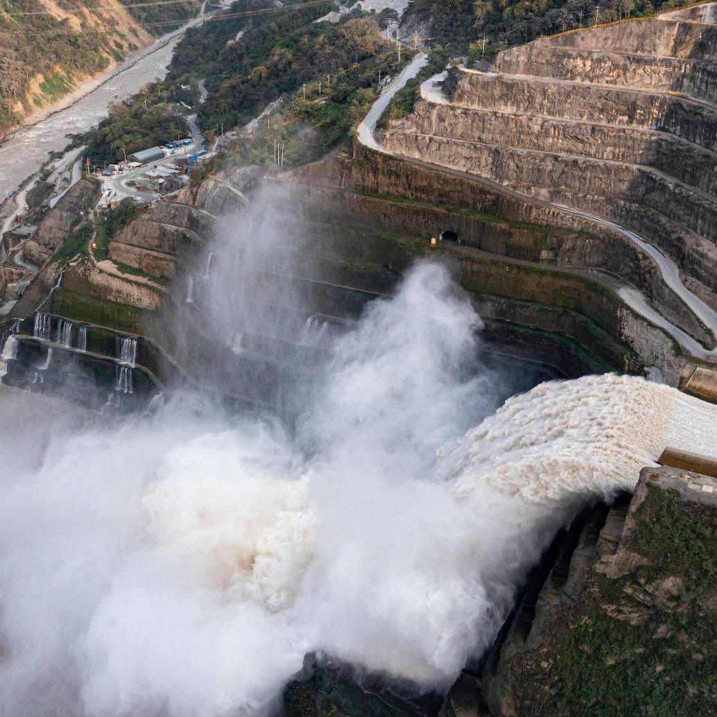 EPM busca todas las alternativas posibles en Hidroituango y demás embalses para evitar una crisis energética con la llegada del fenómeno de El Niño. FOTO: MANUEL SALDARRIAGA
