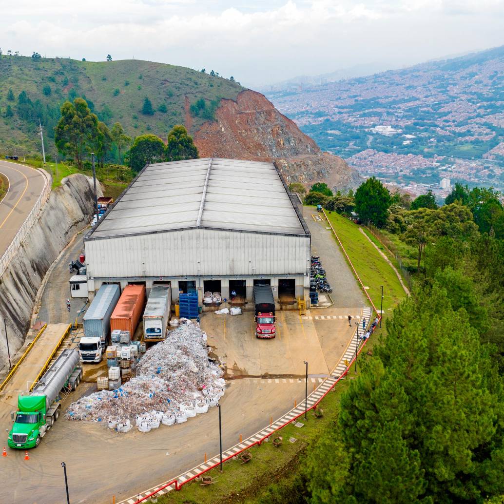 El complejo, desarrollado por Ecologística, cuenta con tecnología que permite procesar hasta 10 toneladas por hora. FOTO cortesía Ecologística