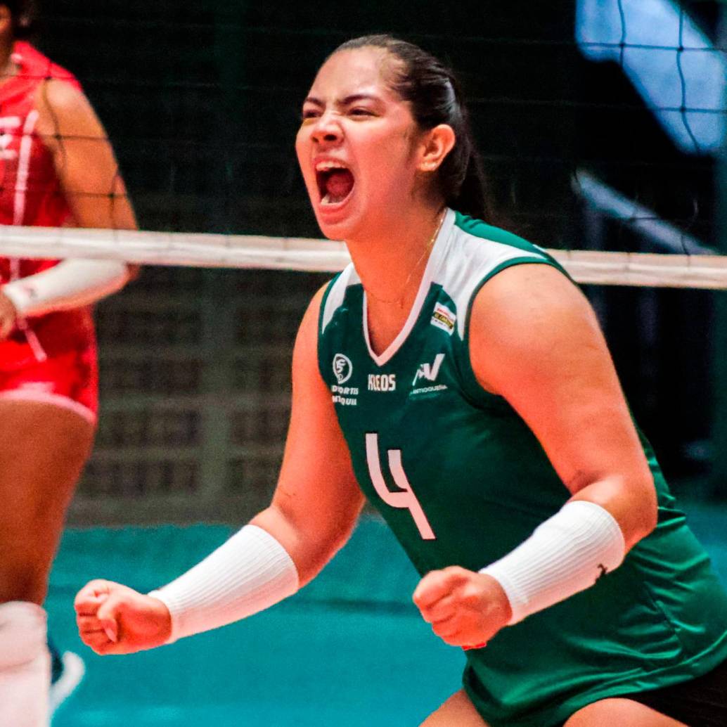 Sofía Cuartas, durante el partido de la primera fase que Antioquia jugó ante Valle. Se podrán volver a encontrar en la final. FOTO CORTESÍA JORGE ANDRÉS ZULUAGA-LAV