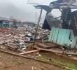 Esta es la vivienda en la cual los terroristas guardaban los explosivos, según la comunidad. IMAGEN TOMADA DE VIDEO.
