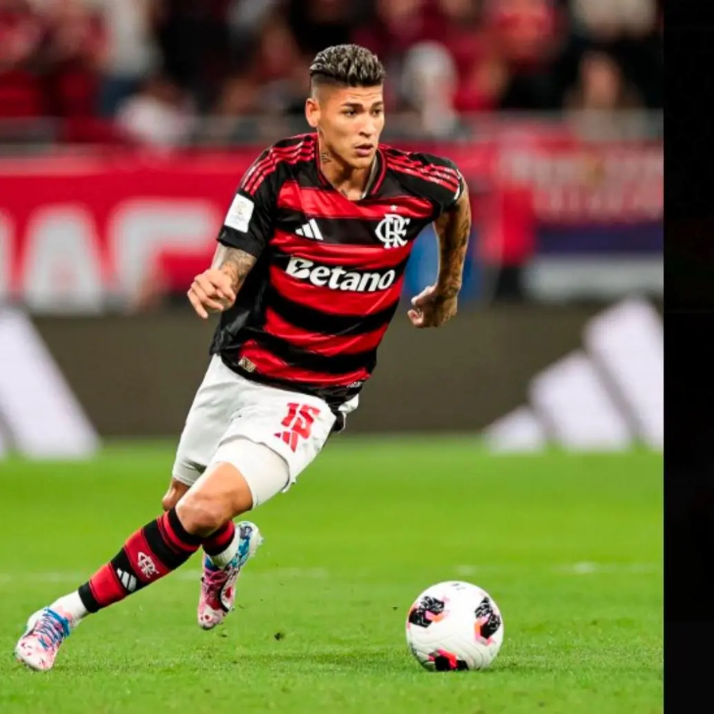 El colombiano Jorge Carrascal posiblemente será titular con Flamengo, este miércoles en la final por la Copa Intercontinental ante el PSG. FOTO TOMADA X@Flamengo_es