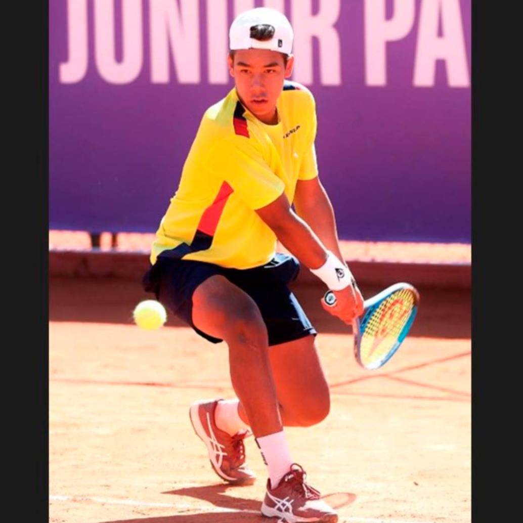 Juan Miguel Bolívar Idárraga disputará el Australia Open júnior, su primer Grand Slam. FOTO CORTESÍA
