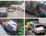 Los accidentes se registraron en Dabeiba, Medellín, San Luis y San Cristóbal. FOTOS: CORTESÍA
