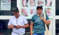 Usuarios denuncian demoras en las entregas de los medicamentos por parte de la Nueva EPS en Puerto Berrío, Antioquia. FOTO: CAPTURA DE VIDEO PUERTO BERRÍO STÉREO