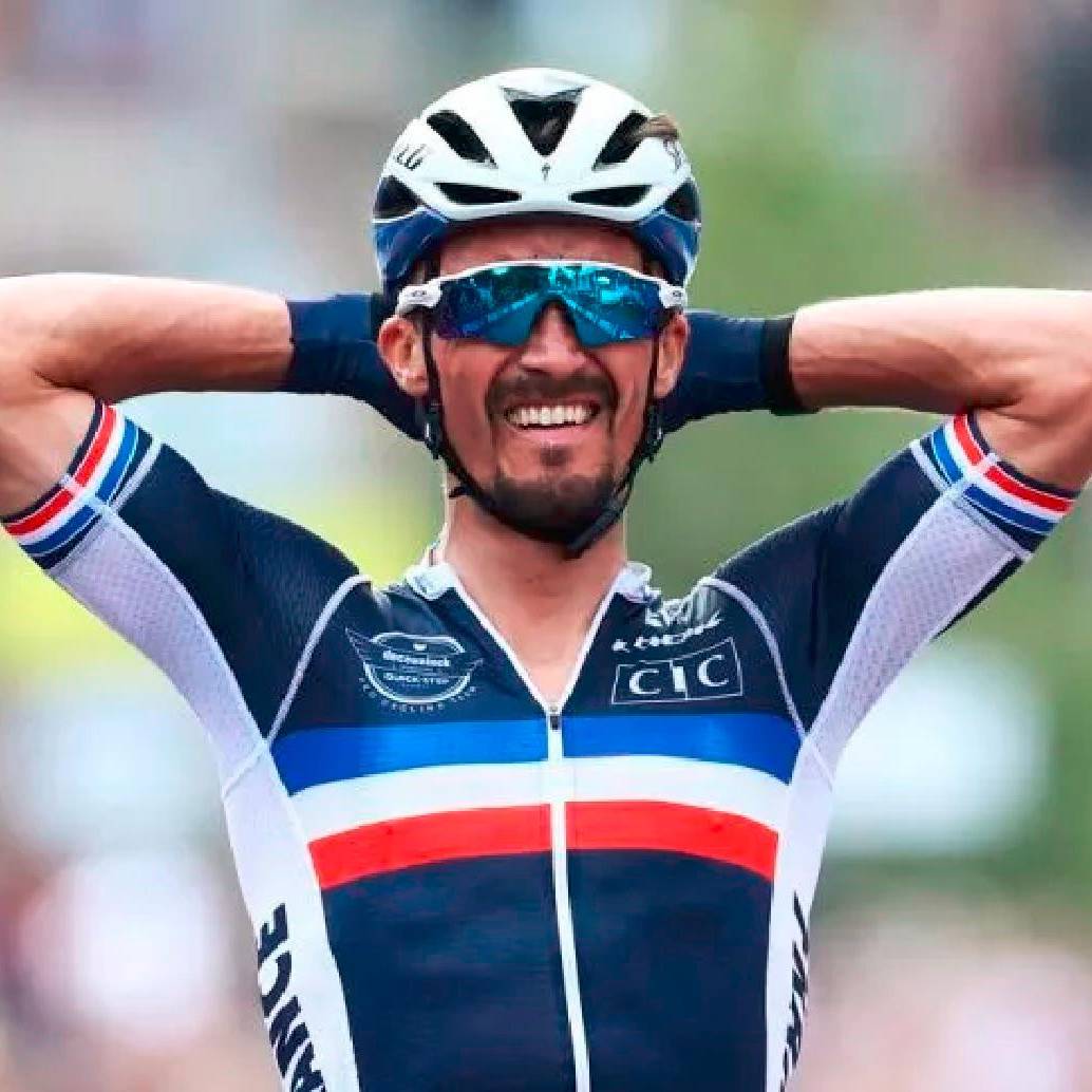 Julian Alaphilippe, de 31 años, es considerado uno de los mejores ciclistas de Francia en los últimos años. FOTO AFP