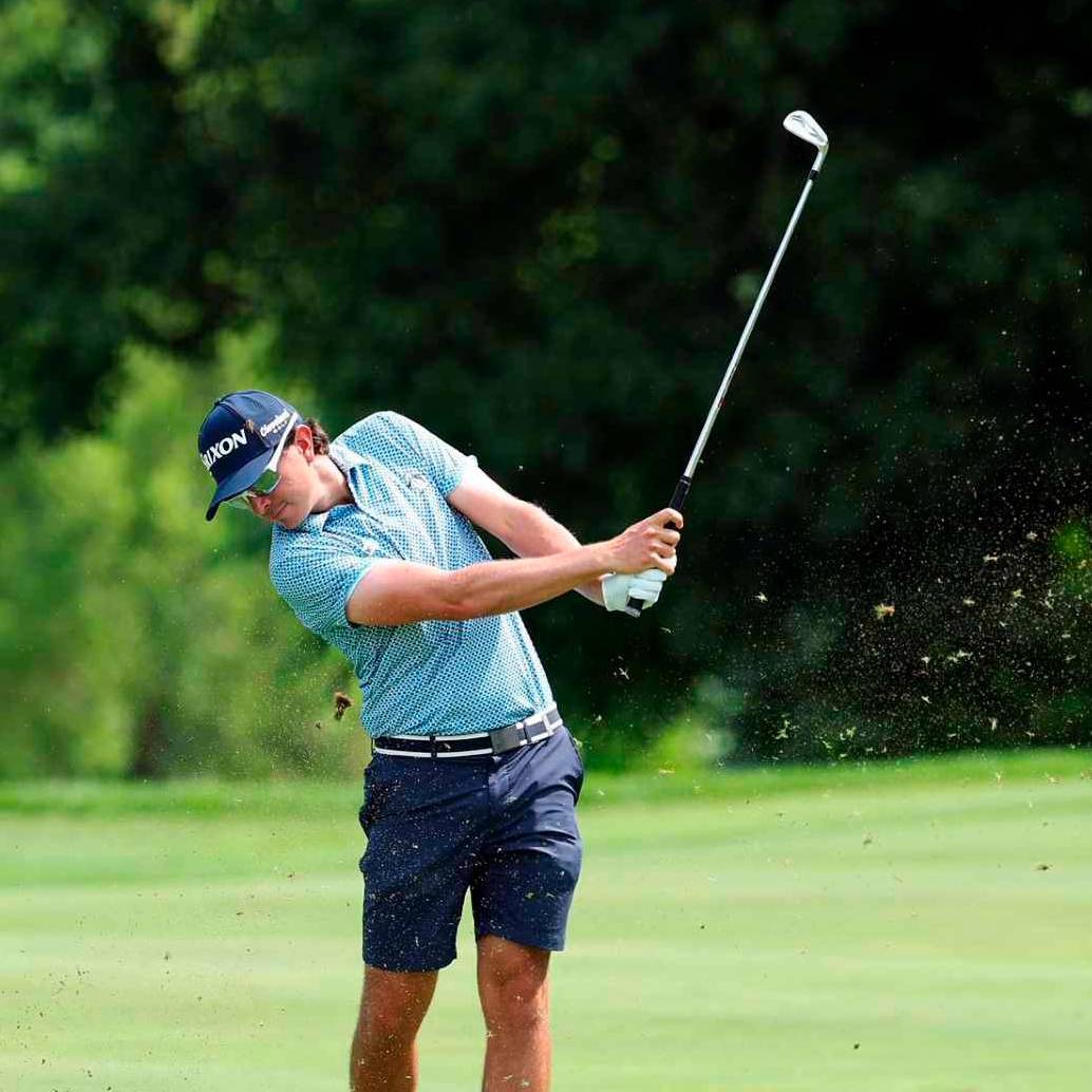 El antioqueño Nicolás Echavarría Botero es colíder del Genesis Scottish Open, evento conjunto del DP World Tour y el PGA Tour. FOTO TOMADA X @nicolas_ech