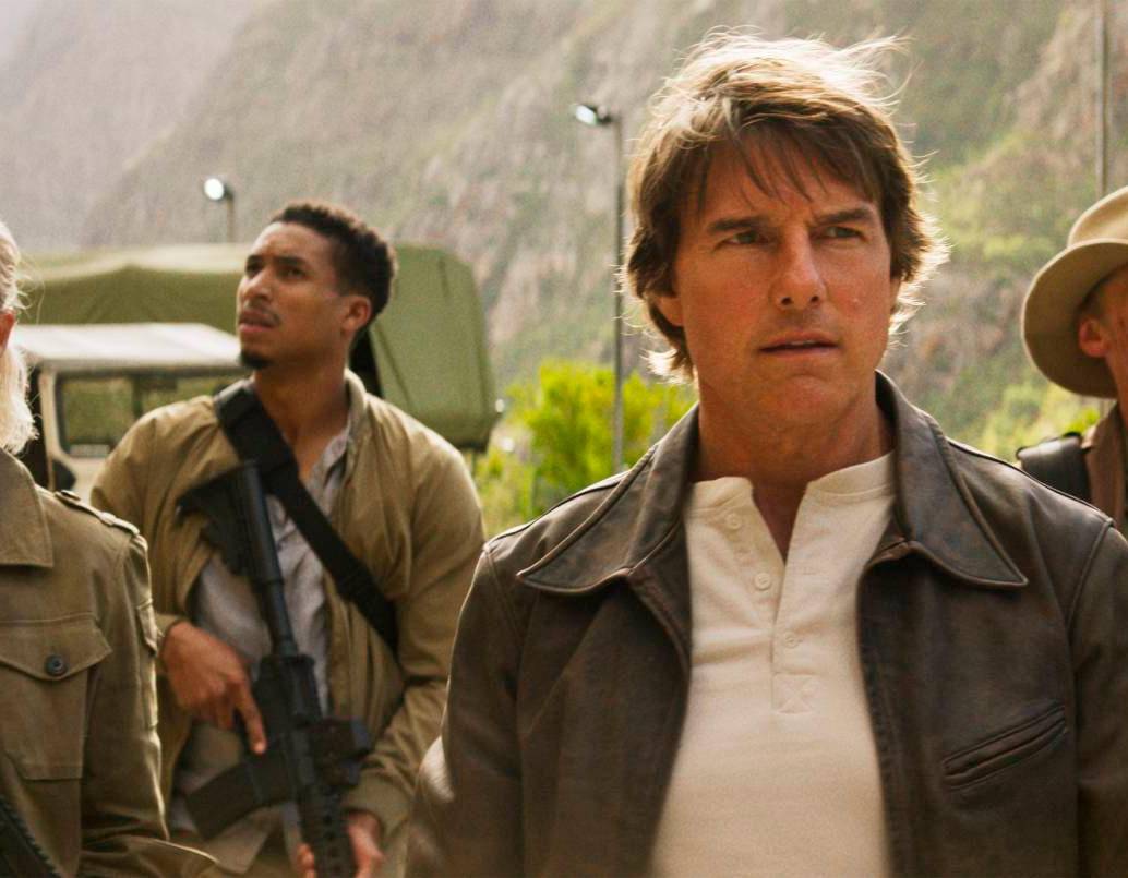 Tom Cruise y parte del elenco en Misión imposible: Sentencia final. FOTO Cortesía Paramount Pictures