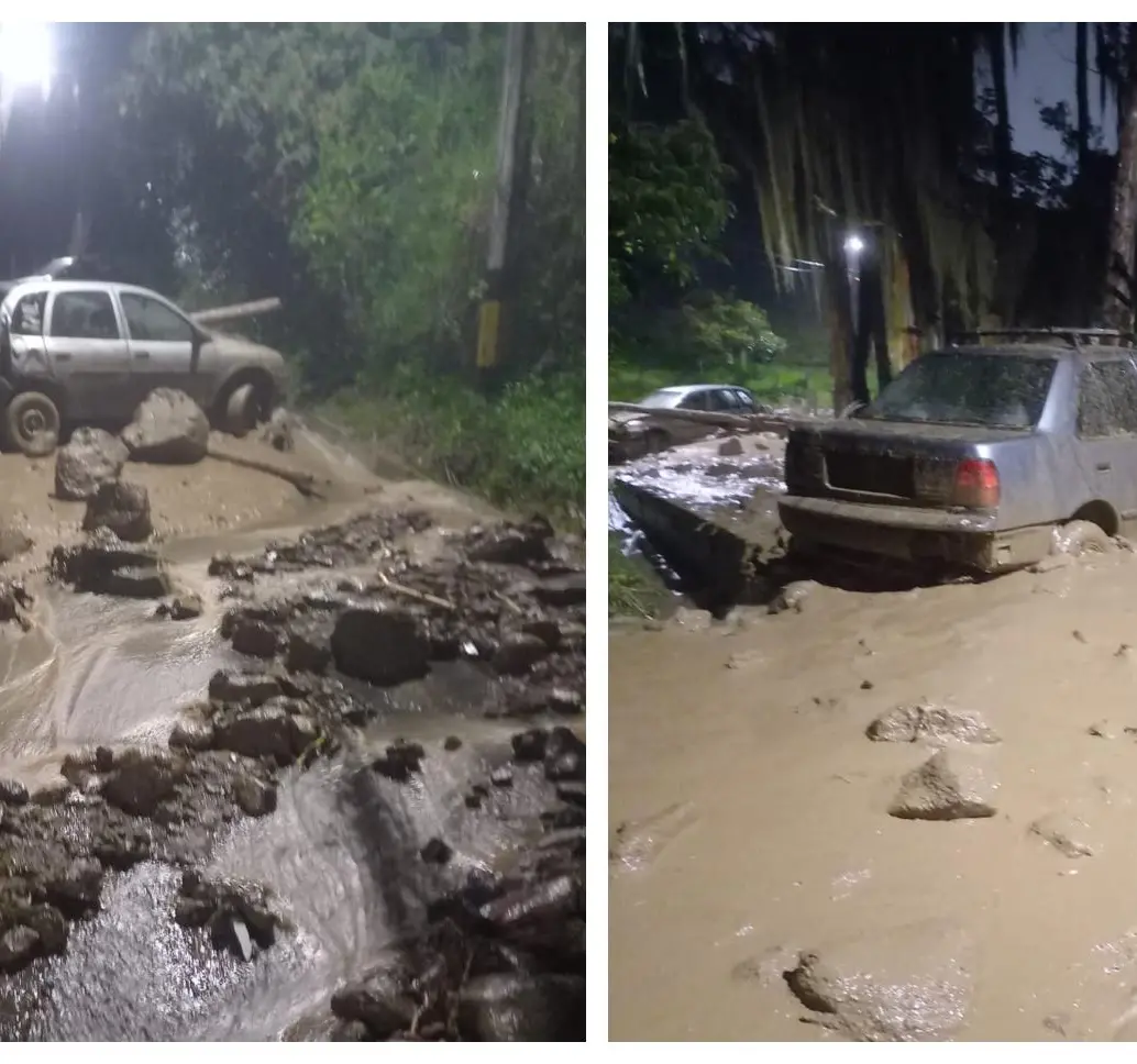 Imágenes de algunos de los sectores afectados en Bello. FOTO: Cortesía