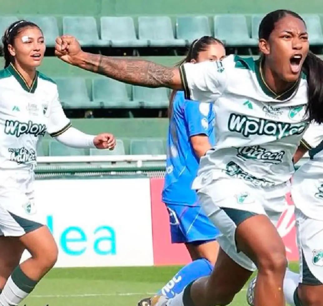 Cali selló su clasificación a cuartos de final tras vencer 2-0 a la Universidad de Chile con goles de Melanin Tatiana Aponzá y Kelly Ibargüen. FOTO X-CALI