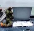 Esta semana la Armada Nacional incautó 3,2 toneladas de cocaína en un semisumergible, interceptado en aguas de la Alta Guajira. FOTO: CORTESÍA ARMADA.