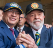 Gustavo Petro Urrego y Luiz Inácio Lula da Silva. Foto: Presidencia de Colombia